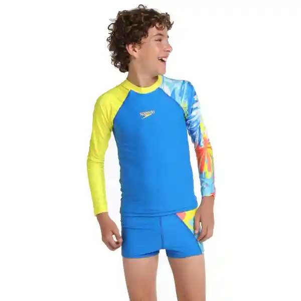 Camiseta Sunsshine Jr Punch Palm Masculino Talla 12 Speedo