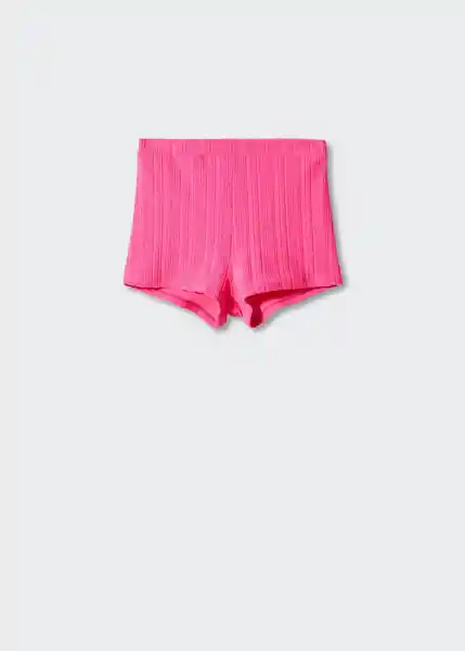 Short Corina Fucsia Talla M Mujer Mango