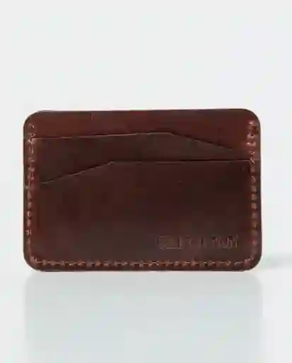 Tarjetero H Leather Goods Café Castaño Oscuro Chevignon