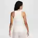 Nike Camiseta Ns Dance Rib Tank Lifestyle Mujer Blanco Talla M