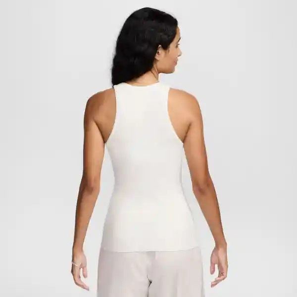 Nike Camiseta Ns Dance Rib Tank Lifestyle Mujer Blanco Talla M