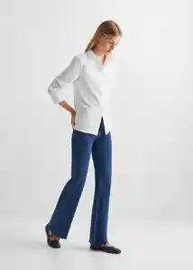 Camisa Isa Blanco Talla 18 Teen Niñas Mango