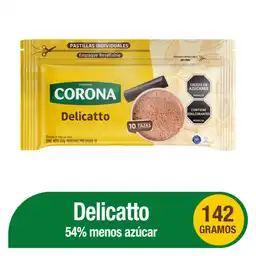 Corona Pastilla Chocolate Delicatto Menos Azúcar