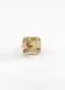 Anillo Jackie Oro Talla M Mujer Mango