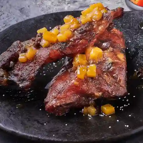 Costillas St Louis Salsa Frutas.