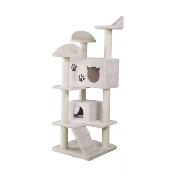 Jarapets Gimnasio Para Gato Blanco 50 x 50 x 143 cm SHW2520