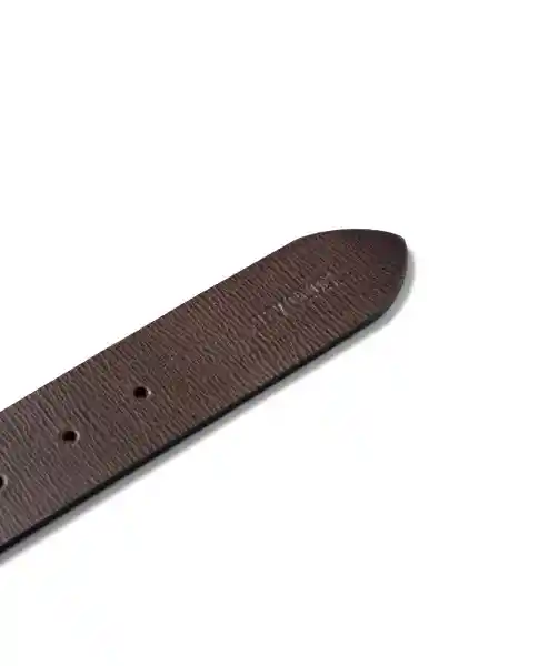 Correa Plaque Masculino Café Ahumado Medio Talla 36 Chevignon