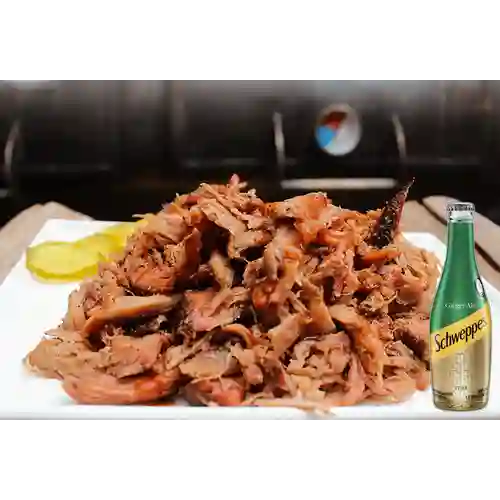 Combo Pulled Pork + Schweppes Ginger Ale 300ML