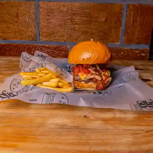 Hamburguesa la crunchy