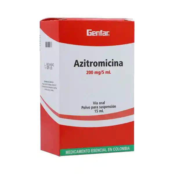 Genfar Azitromicina (200 mg/5 mL)