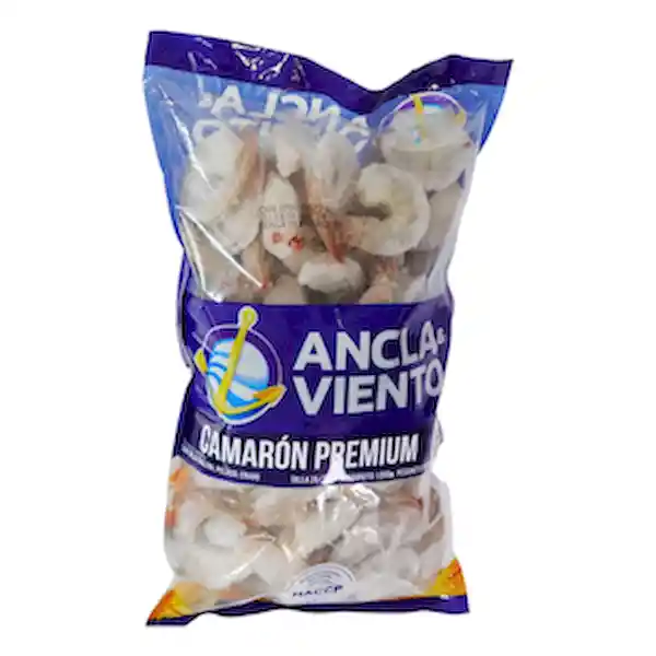 Ancla y Viento Camarón Crudo Con Cola