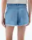 Short Mujer Azul Talla 4 359f002 Americanino