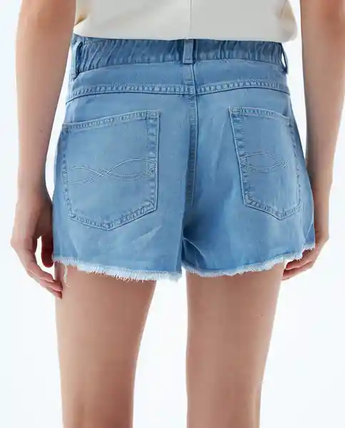 Short Mujer Azul Talla 4 359f002 Americanino