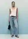 Jean Matilda Tejano Medio Talla 38 Mujer Mango