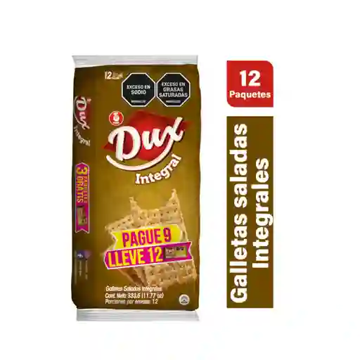 Dux Galleta Integral 12 Und