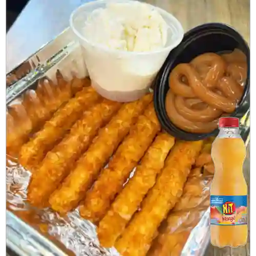 Combo Queso Costeño Frito + Hit Mango 500 ml