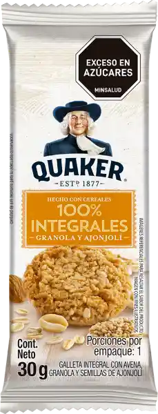 Quaker Galleta Granola Y Ajonjolí