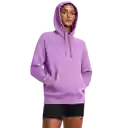 Under Armour Camiseta Fleece Hoodie Mujer Morado SM 1379500-560