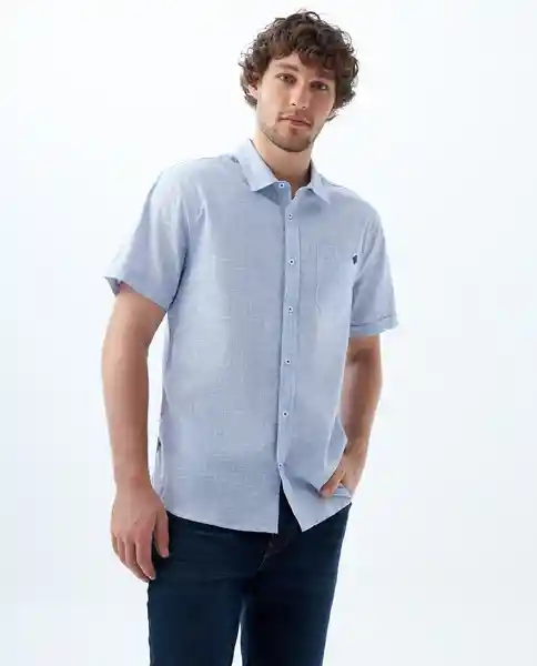 Camisa Hombre Color Azul Talla XL 819f011 Americanino