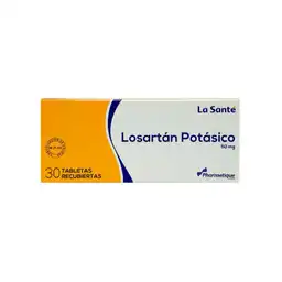 La Santé Losartán Potásico (50 mg) 30 Tabletas