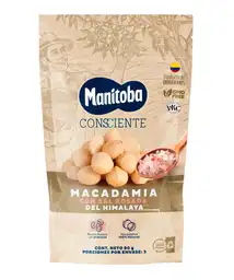 Macadamia Manitoba Con Sal Rosada Del Himalaya (90 Gr)