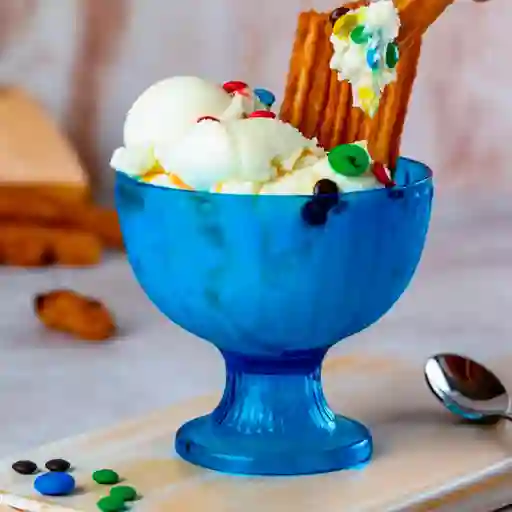 Churros con Helado
