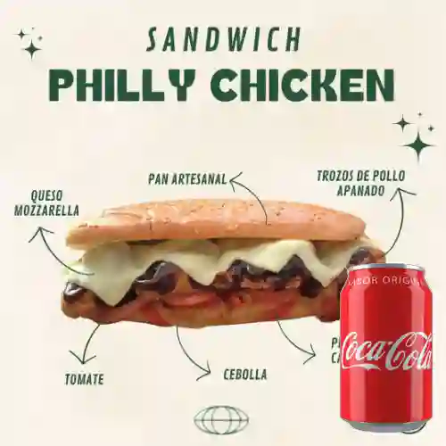 Combo Philly Chicken + Coca-Cola Sabor Original 330 ml
