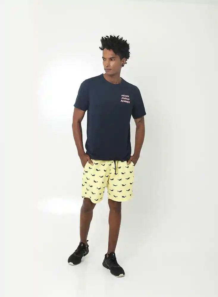 Pantaloneta Corta L-amarillo