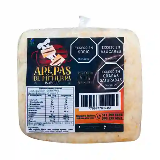 Arepa de Mi Tierra Rellena de Queso