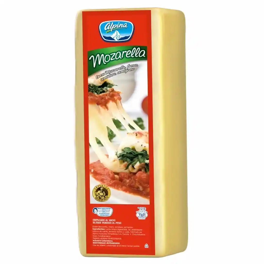 Alpina Queso Mozzarella Bloque