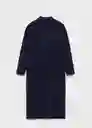 Vestido Mariscal Navy Talla Xl Mujer Mango