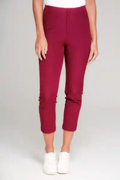 Pantalón Nadine Color Rojo Vino Talla 10 Ragged