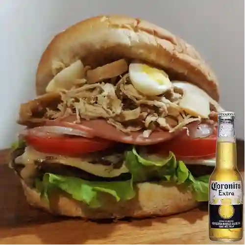 Combo Hamburguesa Especial + Coronita Bot. 210ml