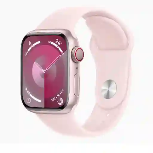 Apple Watch Series 9 Correa Deportiva Rosa Claro Talla S/M