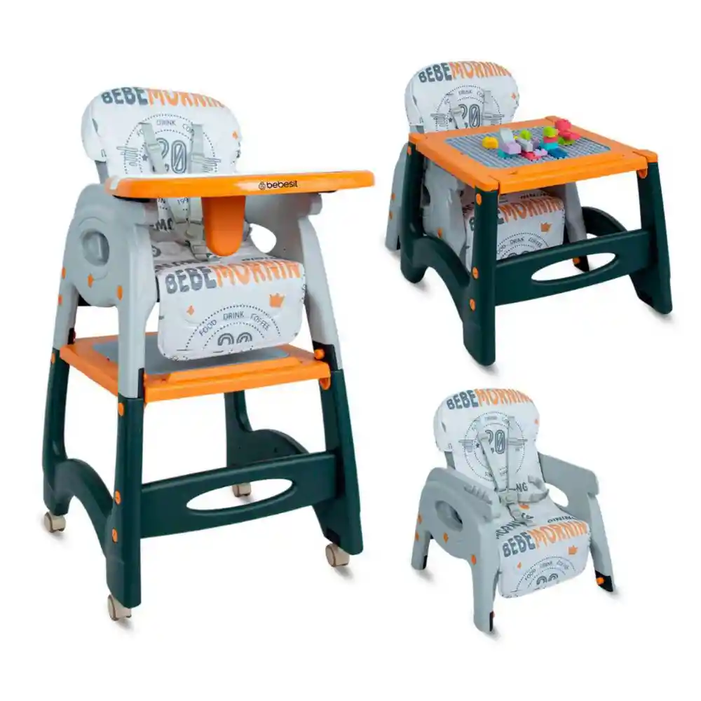 Silla Comedor Escritorio Duo Desk Niño Bebesit Yy71bl