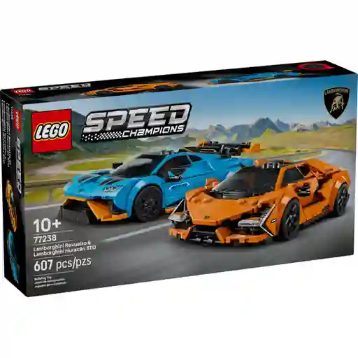 Set Construcción Lamborghini Revuelto y Huracán Sto Lego