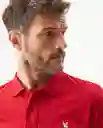 Camiseta Polo Muscle Masculino Rojo Navidad Medio M Chevignon