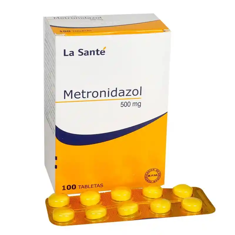 La Santé Metronidazol (500 mg) 100 Tabletas