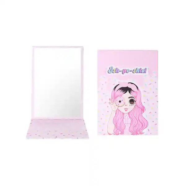 Espejo Plegable Serie Mis Pastelitos Gris Miniso