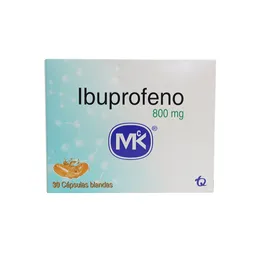 Ibuprofeno Mk Analgésico En Cápsulas Líquidas