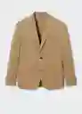 Americana Verner Beige Talla 48 Hombre Mango