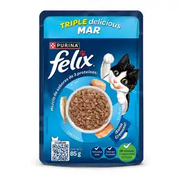 Felix Alimento Gato Triple Delicious Mar
