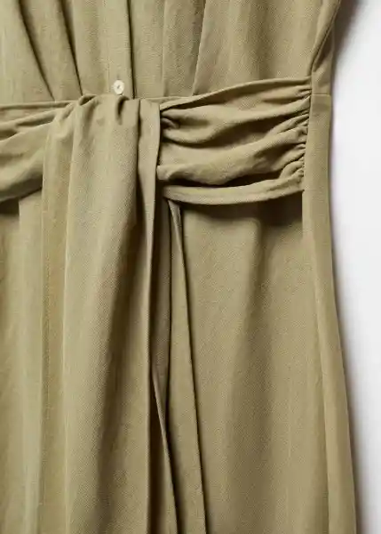 Vestido Adriana-W Khaki Talla L Mujer Mango