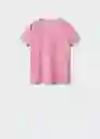 Camiseta Polly Chicle Talla 18 Mujer Mango