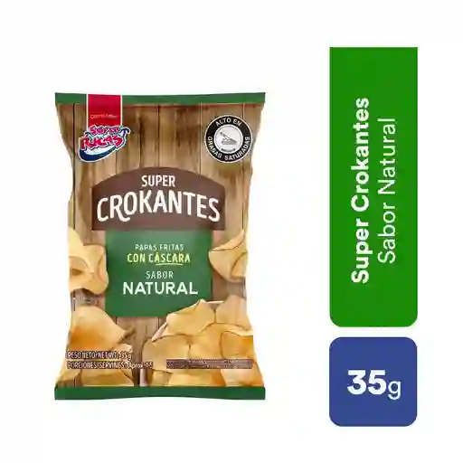 Super Ricas Papas Fritas con Cáscara Sabor Natural