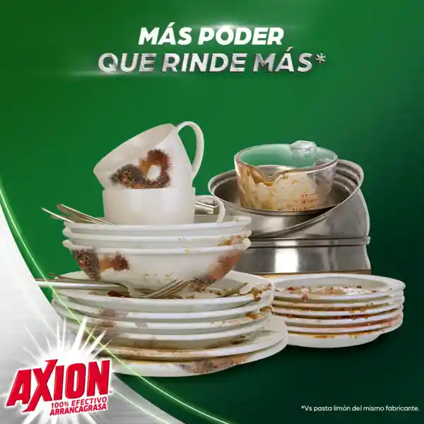 Lavaplatos en Crema Axion Xtreme 2und x450g