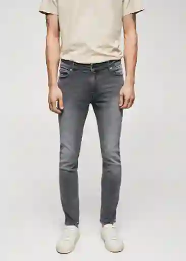 Jean Jude Tejano Gris Oscuro Talla 38 Hombre Mango