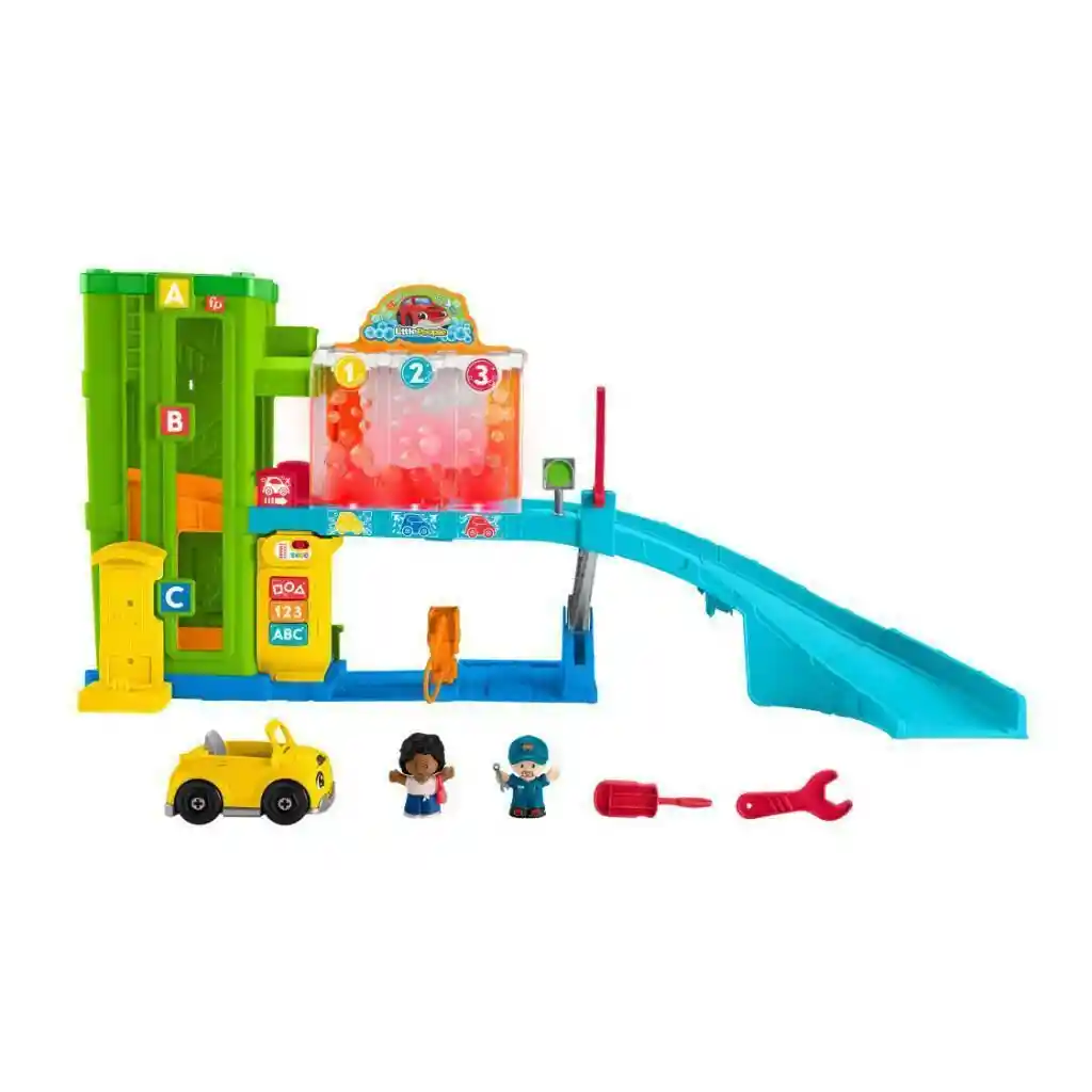 Mini Figura Bebes Garage de Vehículos