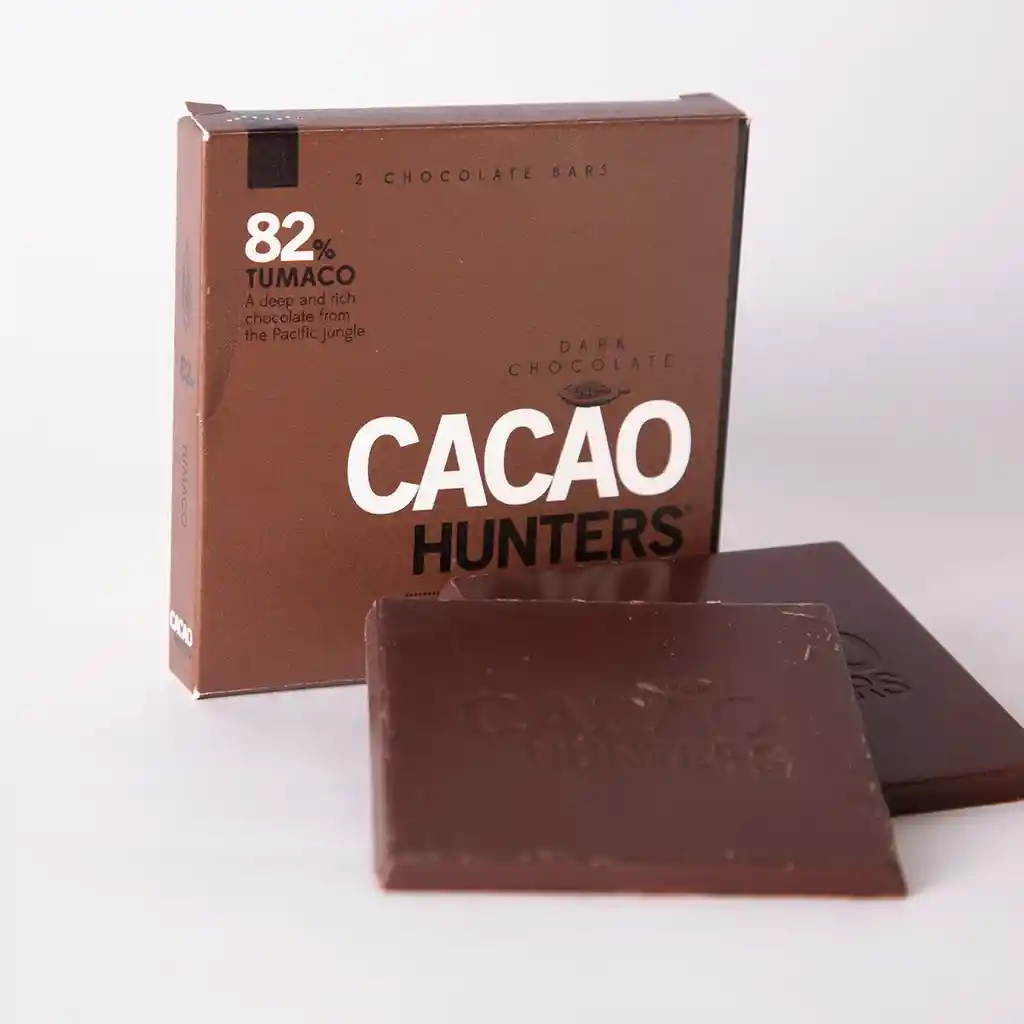Cacao Hunters Barra de Chocolate Oscuro