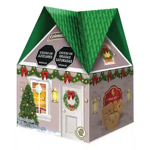 Colombina Galleta de Navidad Sabor Mantequilla